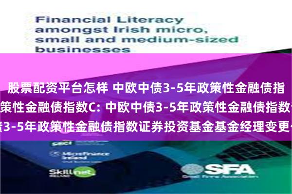 股票配资平台怎样 中欧中债3-5年政策性金融债指数A,中欧中债3-5年政策性金融债指数C: 中欧中债3-5年政策性金融债指数证券投资基金基金经理变更公告