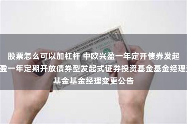 股票怎么可以加杠杆 中欧兴盈一年定开债券发起: 中欧兴盈一年定期开放债券型发起式证券投资基金基金经理变更公告