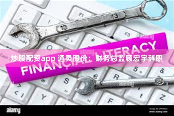 炒股配资app 通灵股份：财务总监顾宏宇辞职