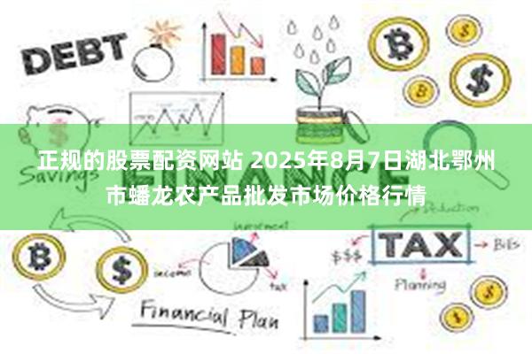正规的股票配资网站 2025年8月7日湖北鄂州市蟠龙农产品批发市场价格行情