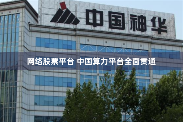 网络股票平台 中国算力平台全面贯通